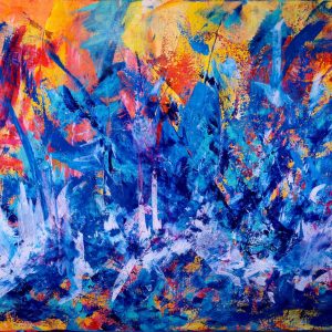 Untitled (First Abstract Watercolor) by Wassily Kandinsky